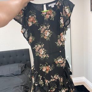 Black Floral Dress